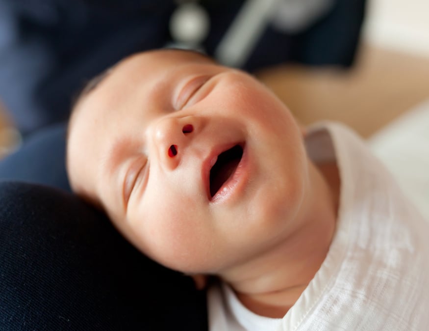 Cute baby sleeping